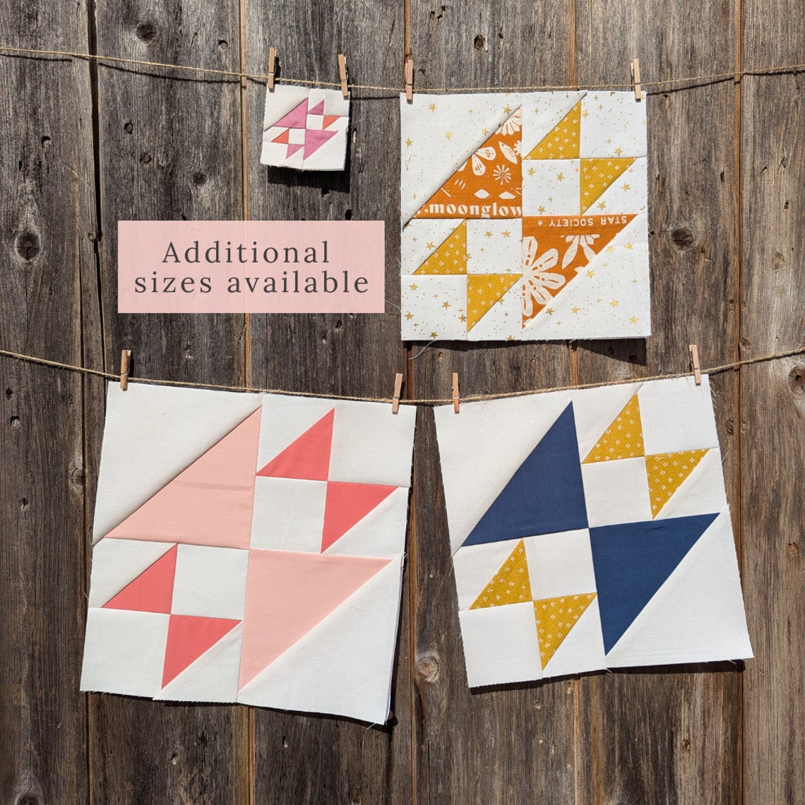 Old Maids Puzzle Quilt Block, Foundation Paper Piecing FPP Pattern (PDF ...