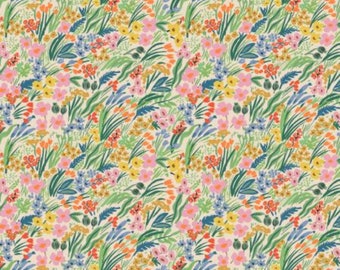 Rifle Paper Co Fabric Bramble | Lea in Cream | Quilting Cotton | Sold by the 1/4 yard