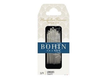 Bohin Sharps needles, assorted sizes 3/9 | 20 Sewing Needles