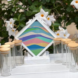Diamond Sand Unity Ceremony Set, 9 Peice Set, Sand Ceremony, Blended Wedding,  Naming Day, Wedding, Set, Sand Ceremony Set, Non Personalised