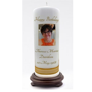 Birthday Personalised Candle, Personalised Candle, Birthday Candle, Age Candle, Number Candle