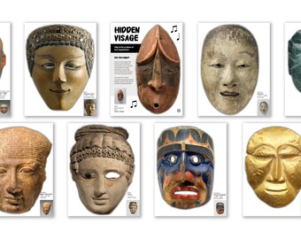 Printable Cultural Masks | DIY Paper Craft for Kids, Adults (PDF Download)
