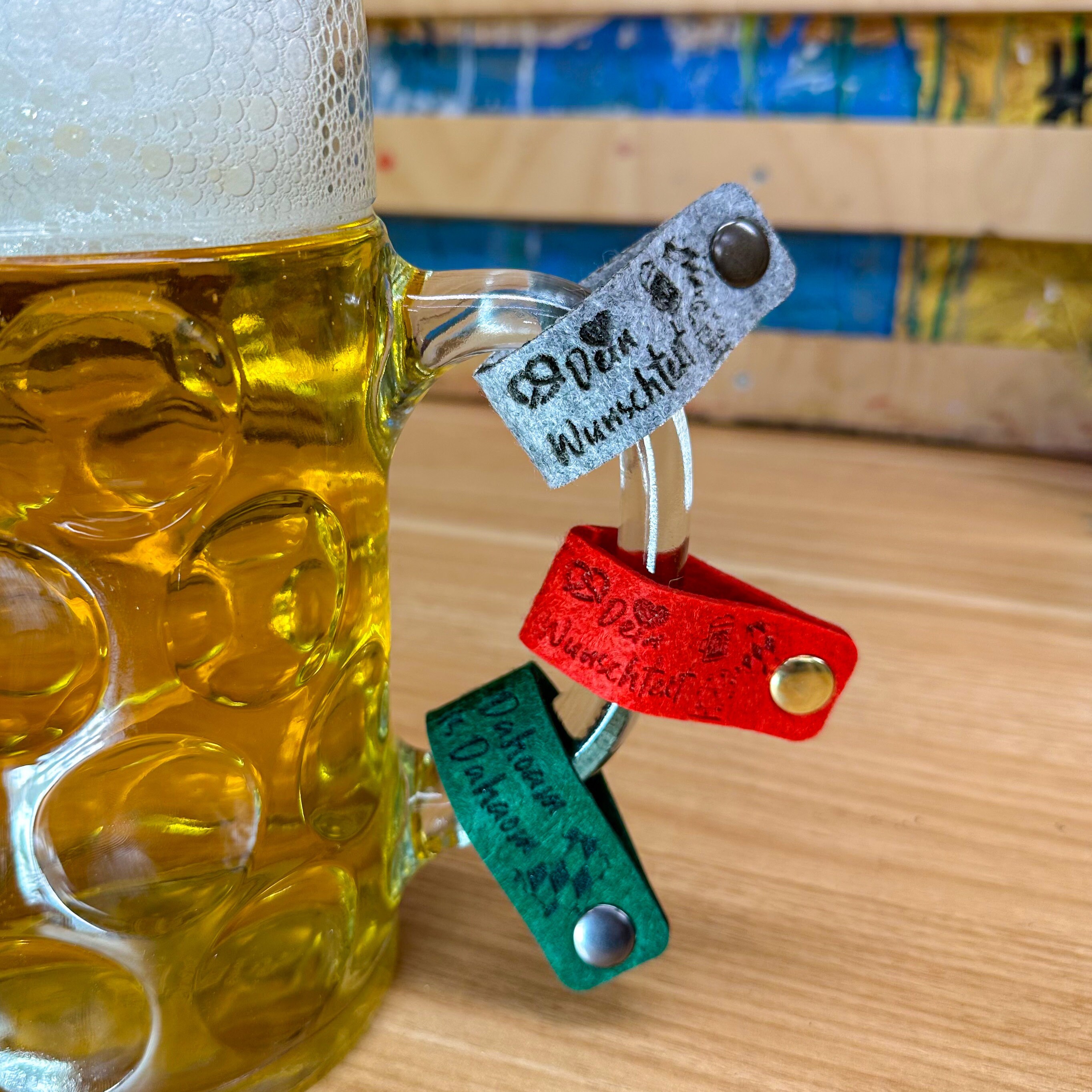 Mirror Vision Bierbandl Maßkrugmarkierer - Lila