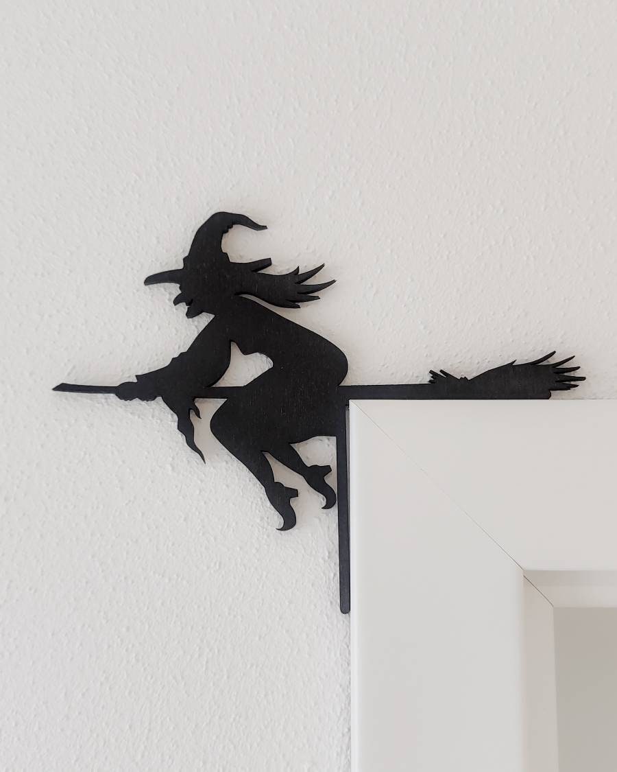 Halloween Holz Türdeko Bilderrahmen Ecken - Etsy.de