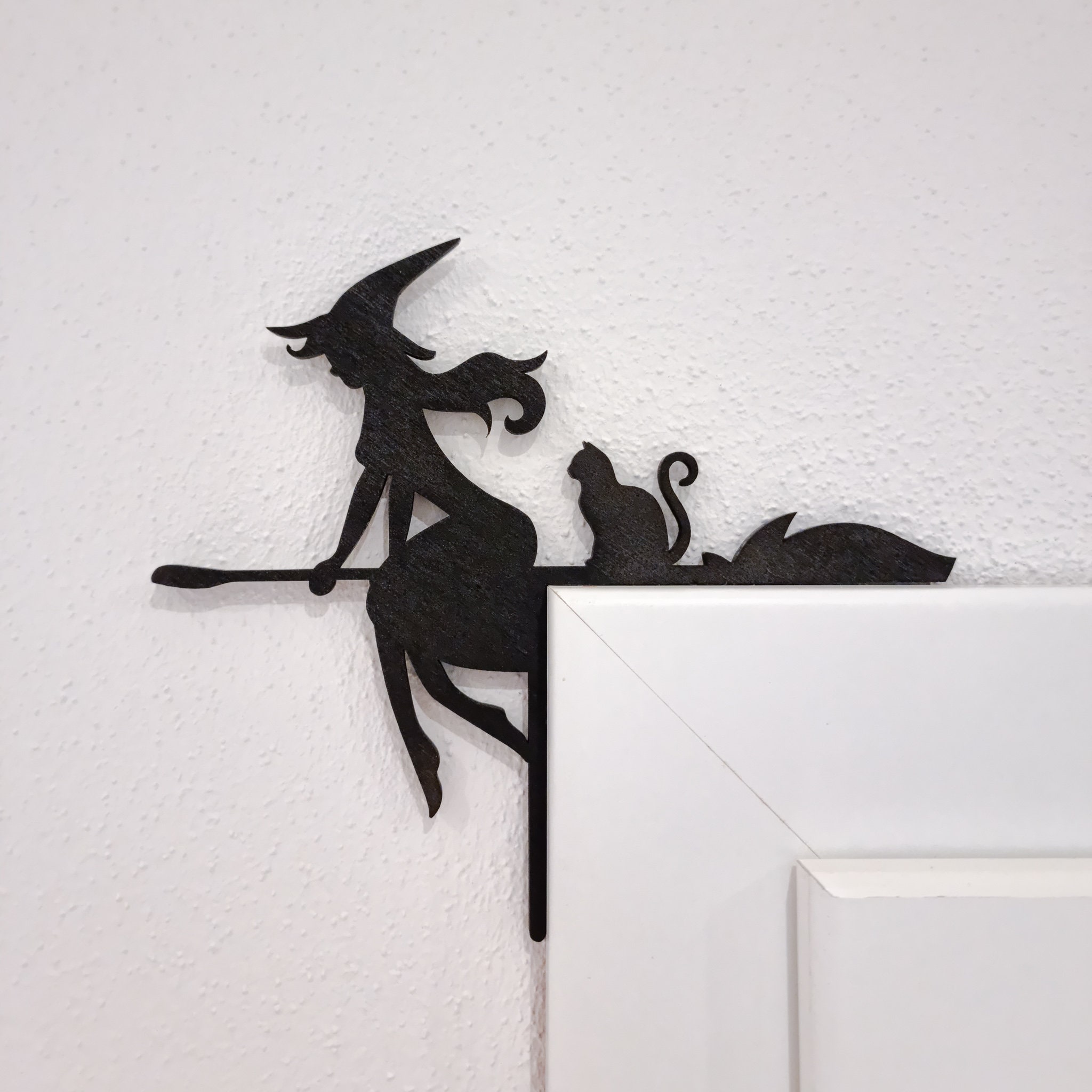 Halloween Holz Türdeko Bilderrahmen Ecken - Etsy.de