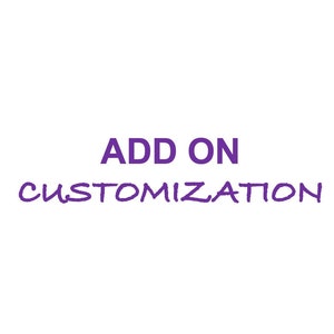 ADD ON Customizatiom