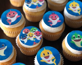 Cupcake Cookie Toppers Edible Images Icing Sheets