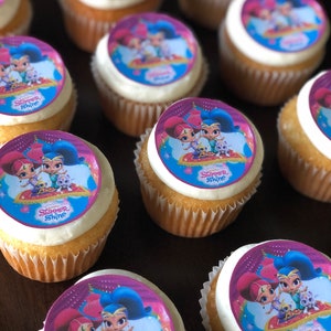 Cupcake Cookie Toppers Edible Images Icing Sheets