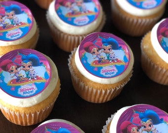 Cupcake Cookie Toppers Edible Images Icing Sheets