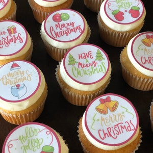 Cupcake Cookie Toppers Edible Images Icing Sheets