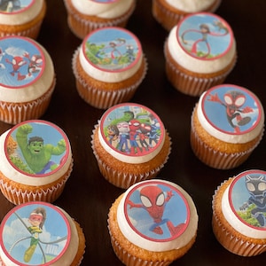 Super Hero Cupcake Cookie Cake Edible Images Sugar Sheets