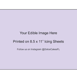 Custom Edible Images Sugar Sheets Icing Sheets