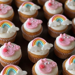 Fondant Cupcake Toppers