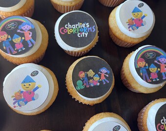 Cupcake Cookie Toppers Edible Images Icing Sheets