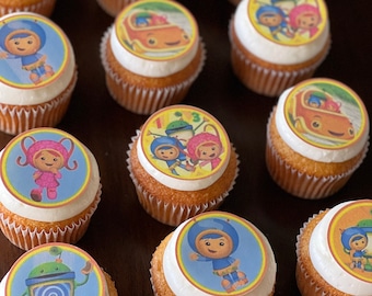Cupcake Cookie Toppers Edible Images Icing Sheets