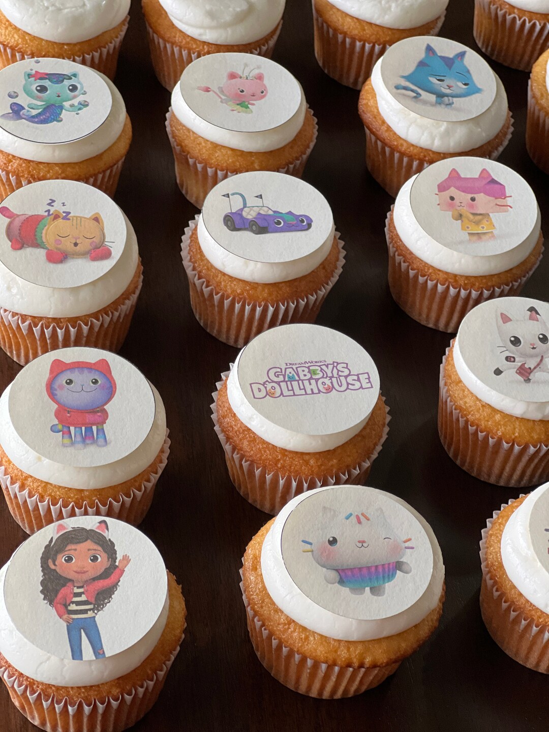 Cupcake Cookie Toppers Edible Images Icing Sheets Etsy