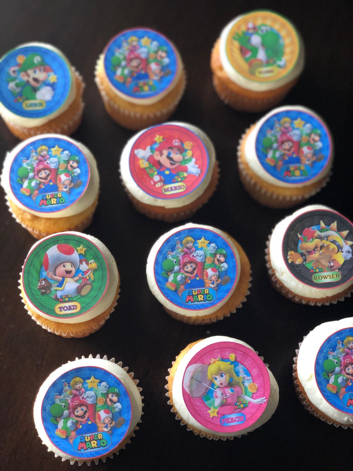 Cupcake Cookie Toppers Edible Images Icing Sheets Etsy