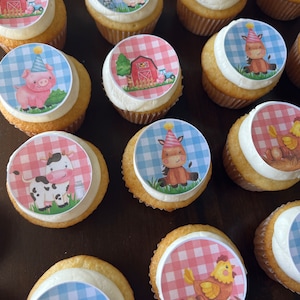 Cupcake Cookie Toppers Edible Images Icing Sheets