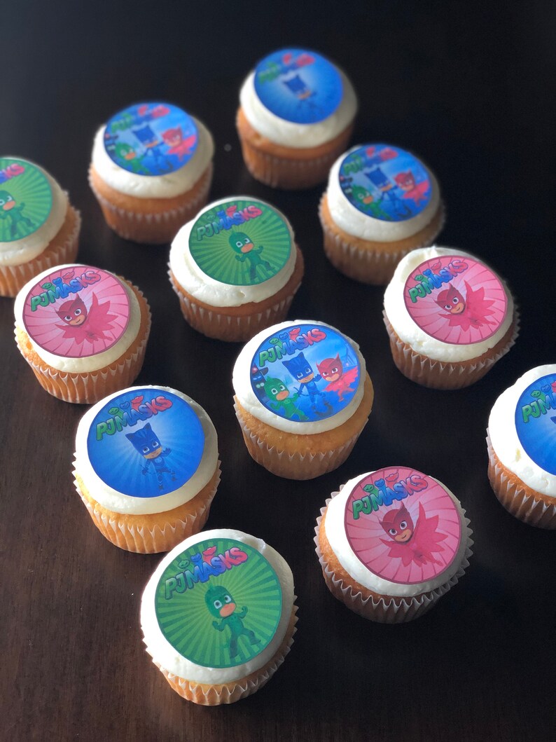 Cupcake Cookie Toppers Edible Images Icing Sheets Etsy