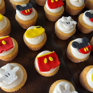 Fondant Cupcake Toppers