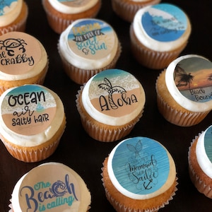 Topper per biscotti cupcake, immagini commestibili, fogli di glassa