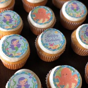 Cupcake Cookie Toppers Edible Images Icing Sheets