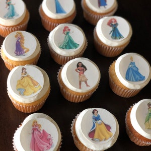 Cupcake Koekjes Toppers Eetbare Afbeeldingen Suikerglazuur Sheet