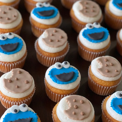 Fondant Cupcake Toppers Etsy