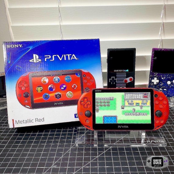 Playstation Vita 2000 metallic Red modded - Etsy Norway