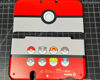 Custom UV Printed New Nintendo 3DS XL Acrylic Hard Case “Pokéball Edition”