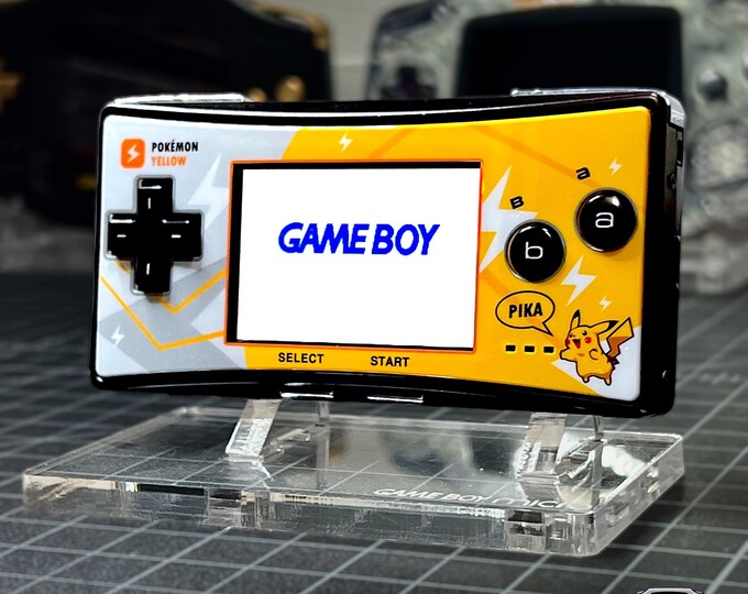 Pikachu Themed Gameboy Micro Faceplate - Etsy Canada