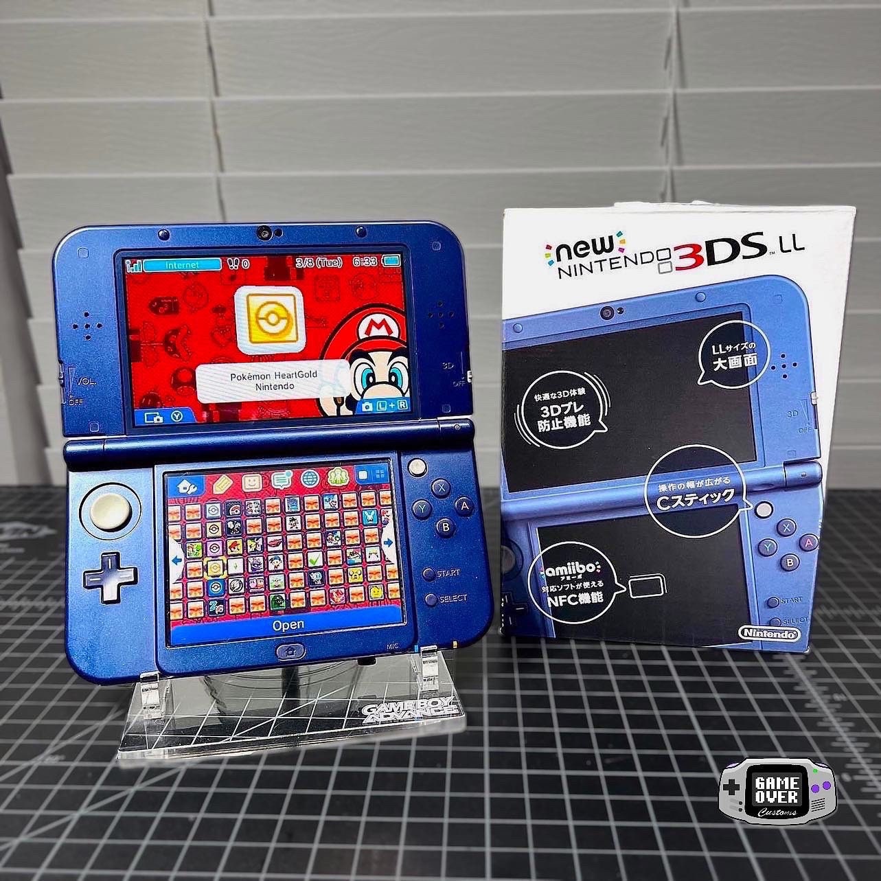 Nintendo 3DS LL “Metallic Blue” (MODDED)