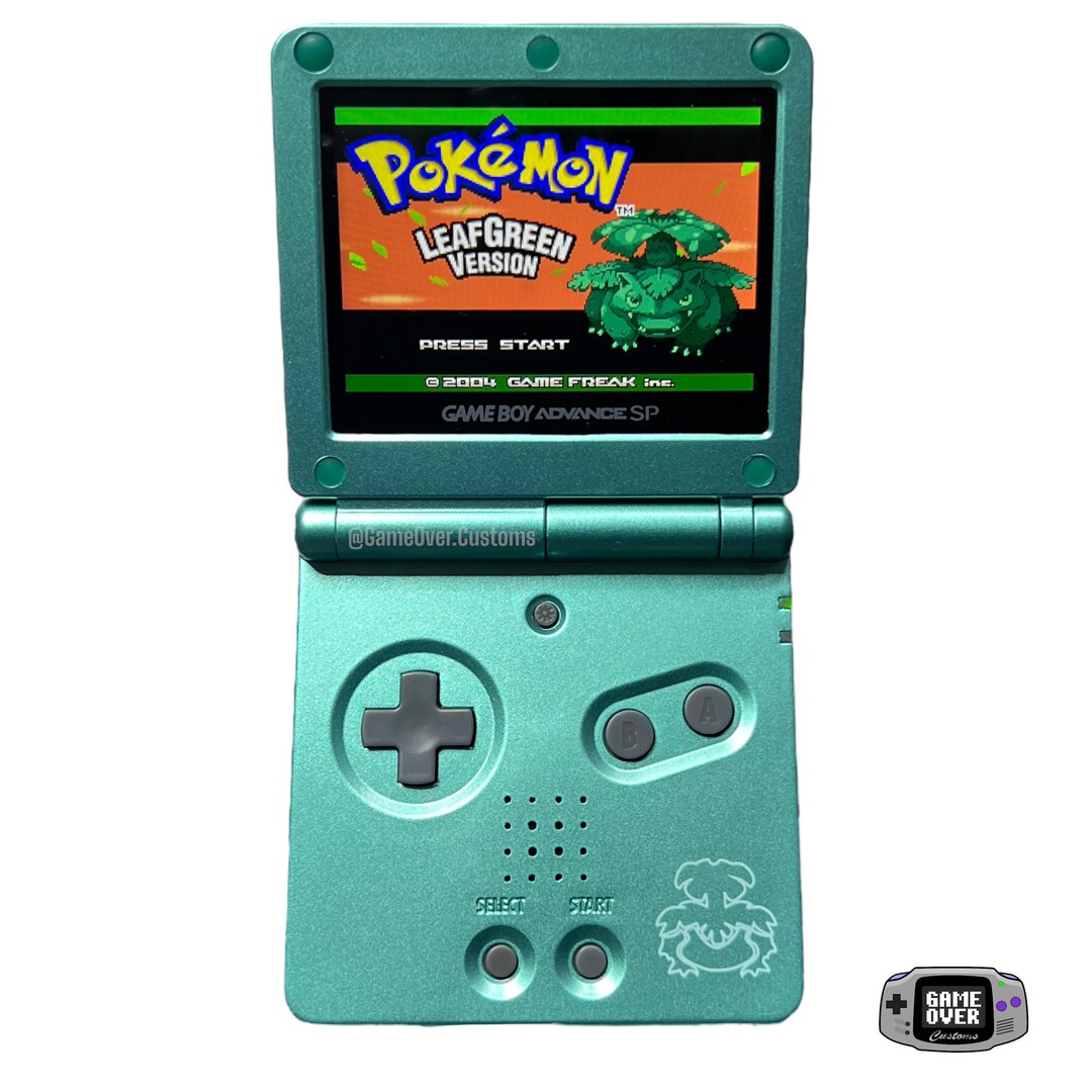Gameboy Advance SP venusaur Edition Etsy