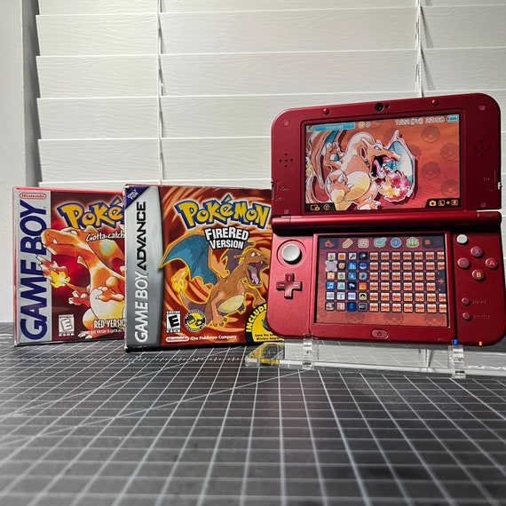 Nintendo 3DS LL metallic Red MODDED 