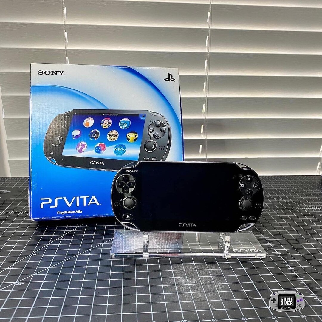Playstation Vita 1000 OLED Black Modded Etsy