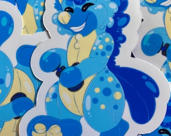 Pool toy sticker