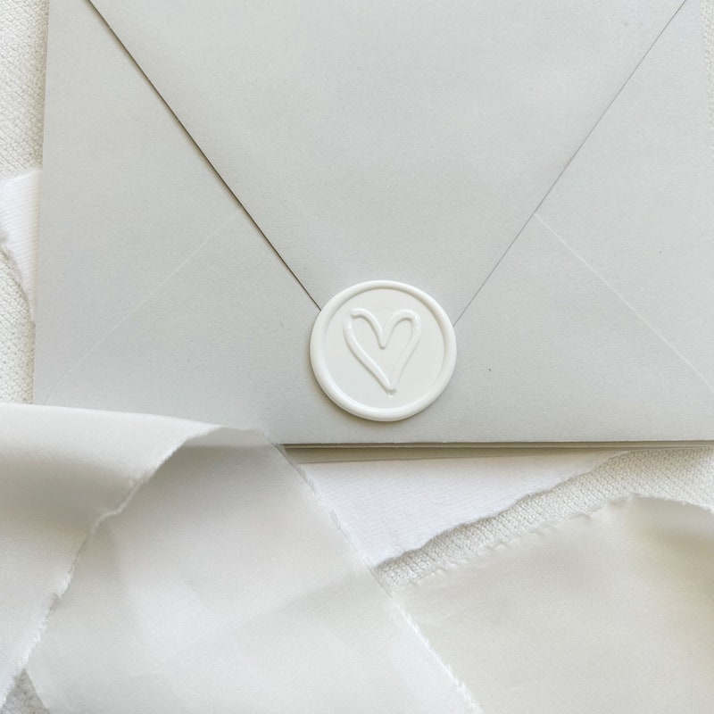 Heart Envelope Seals - Etsy