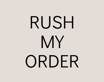 Rush My Order - Custom Wax Seals Process Within 24 Hours