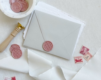 Valentine Lace Wax Seal - Valentine's Day Wax Seal - Patterned Lace Wax Seal - Self-Adhesive Envelope Wax Seal - Custom Wax Seal Sticker