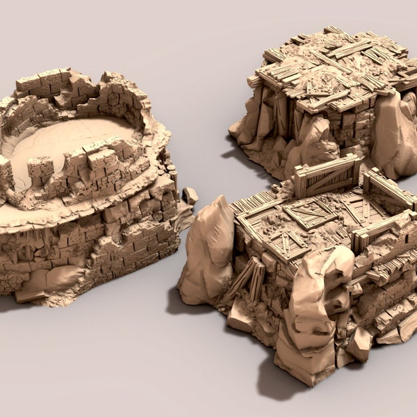Badland Orc House by Gamescape3D | D&D | Tabletop | Wargaming | DnD | Terrain | Terrain |
