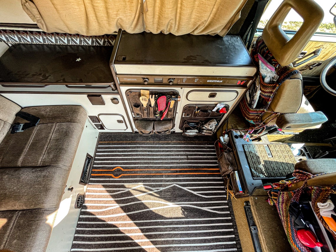 Oaxacan Rug for Volkswagen Westfalia Campervans Handmade in Etsy