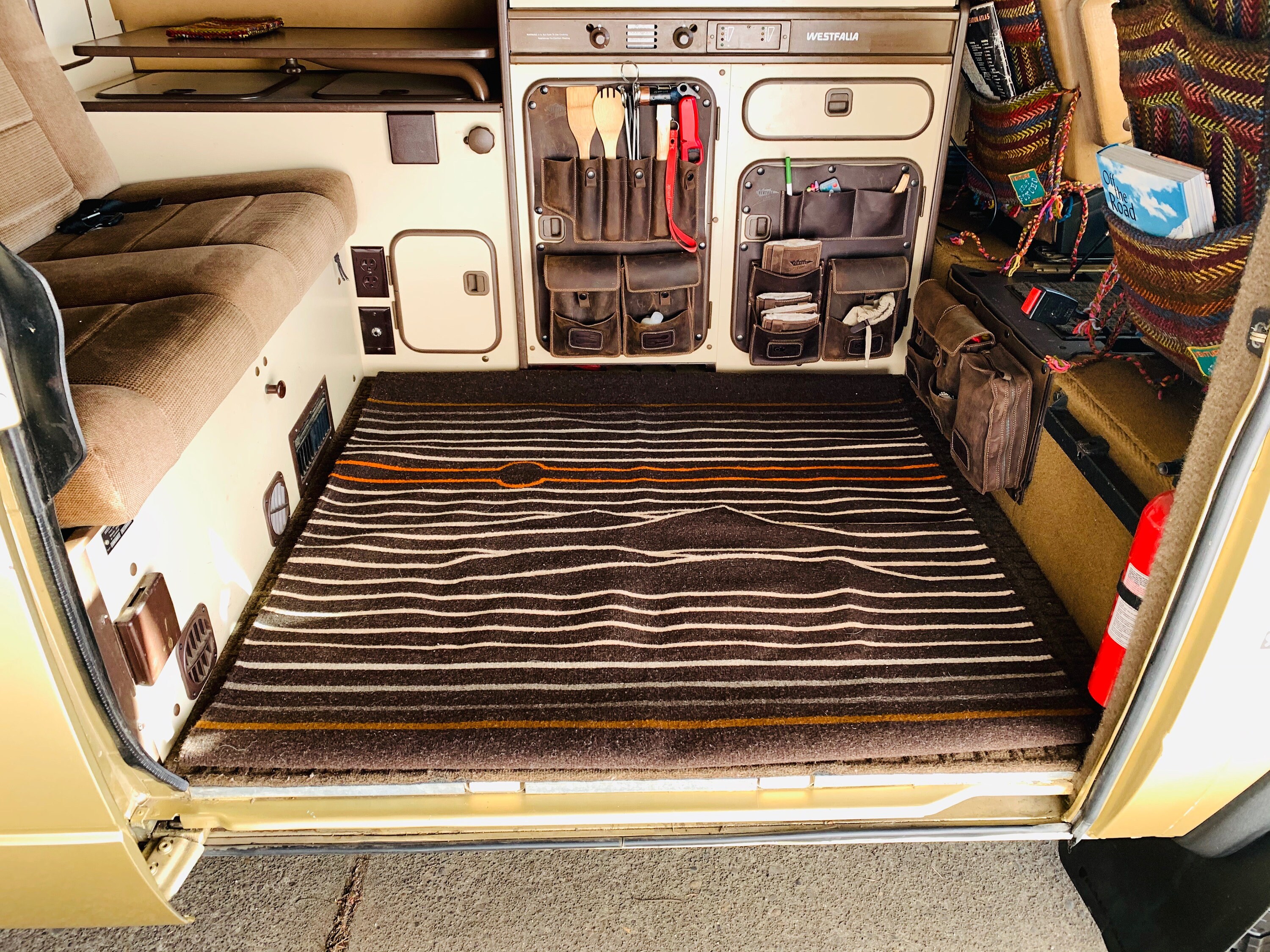 Oaxacan Rug for Volkswagen Westfalia Campervans Handmade in Etsy