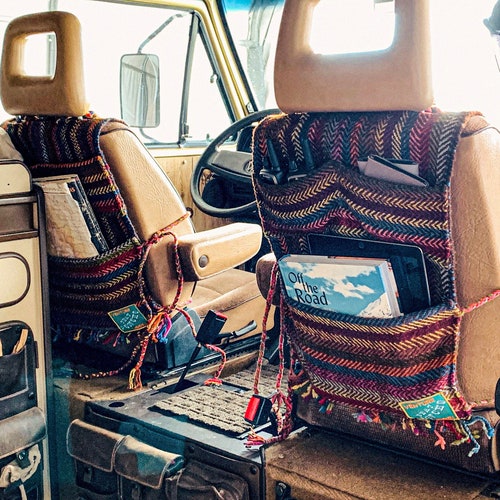 Seat Poncho Woven Car Seat Cover and Organizer Etsy