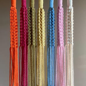 Macrame Plant Hanger: Boho Indoor Hanging Planter, 37" Pot Holder