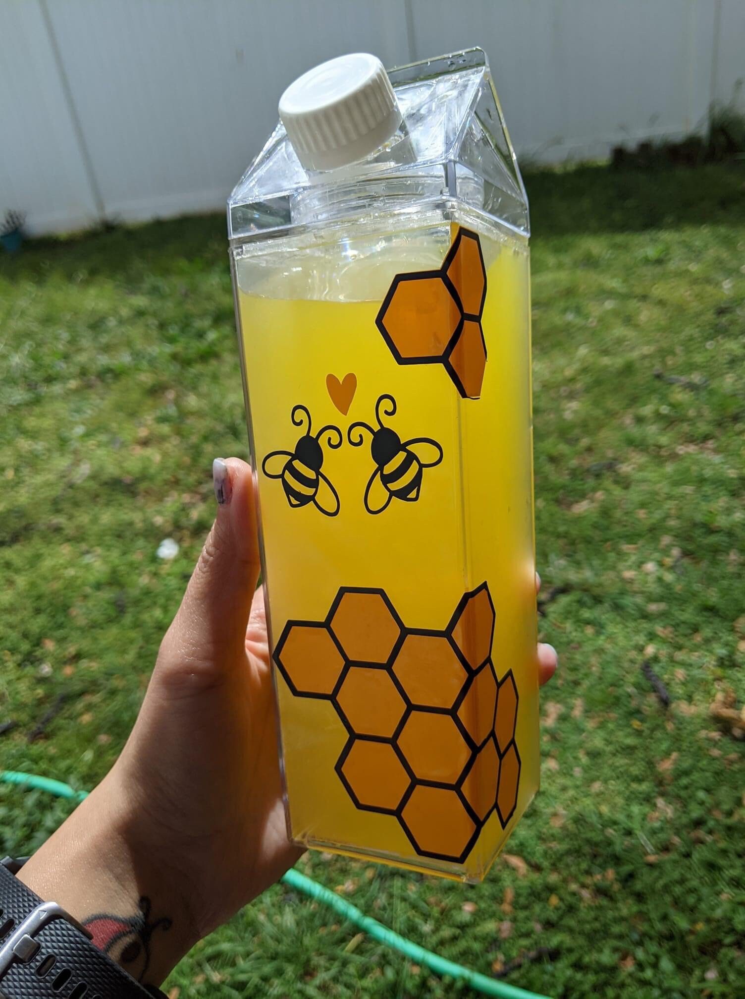 Milk jug water bottle Etsy