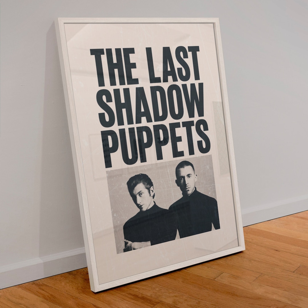 The Last Shadow Puppets Band Poster Alex Turner Print Etsy