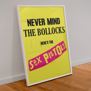 Sex Pistols Poster | John Lydon Print | Music Gift | Wall Art | Punk | A3