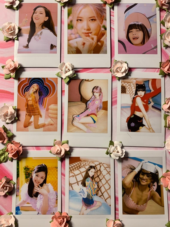 BLACKPINK Ice Cream ft. Selena Gomez Real Polaroids (Includes Tracking)