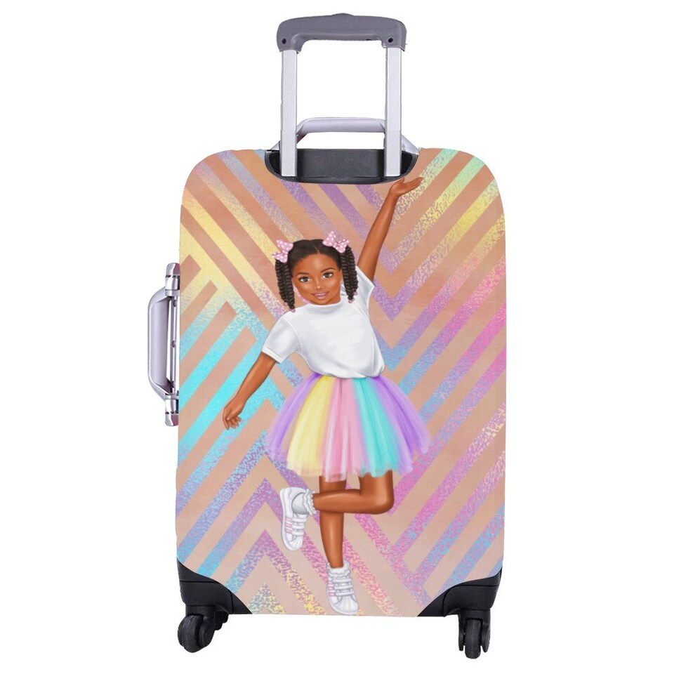 Discover Little Girl Luggage Cover