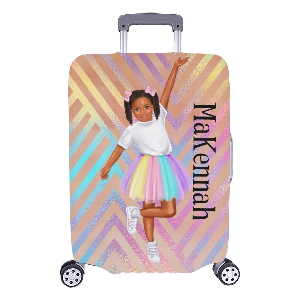 Discover Little Girl Luggage Cover